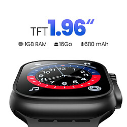 Acheter Hoco Hoko Montre Connectée 4G Autonome avec Suivi Santé Modèle DYD01 Noir