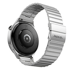 Hoco Hoko Montre Connectée Bluetooth 5.3 Étanche IP68 avec Suivi Santé Argent