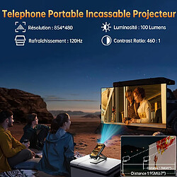 OUKITEL WP100 Titan 5G Smartphone Android 14 - 6,8" - 48Go+512Go 33000mAh 200MP NFC