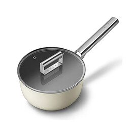 Casserole crème mat 20cm + couvercle - SPF2012CRM - SMEG