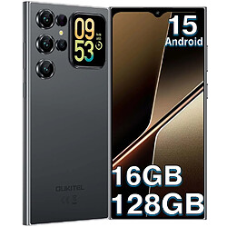OUKITEL C62 Téléphone Portable Android 15 - 16Go+128Go 6,88" + 1.81" Double écran Smartphone