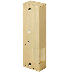 Gache électrique en applique 12V serrure verticale contact stationnaire 158 mm droit Beugnot 7