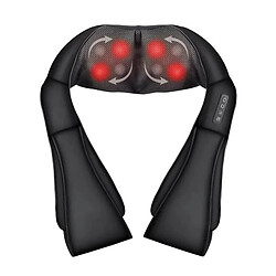 Appareil de massage pour la nuque et épaule Shiatsu Noir Herzberg HGMSG20-BLK