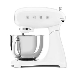 Robot pâtissier multifonctions 4.8l 1000w blanc - SMF05WHEU - Style Des Années 50 - SMEG