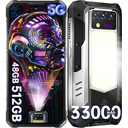OUKITEL WP100 Titan 5G Smartphone Android 14 - 6,8" - 48Go+512Go 33000mAh 200MP NFC