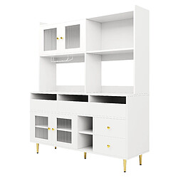 Avis Okwish Vaisselier de cuisine - Blanc