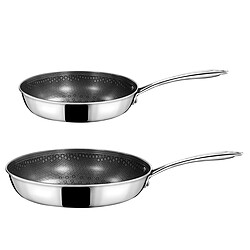Cuisinox Virtuo - Lot de 2 poêles 24-28cm