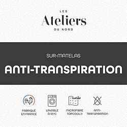 Avis LES ATELIERS DU NORD Surmatelas Confort Anti-transpiration