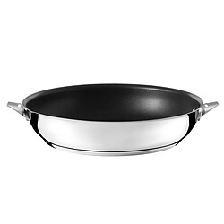 Cuisinox Eclipse - Lot de 3 poêles 20-24-28 cm avec revêtement céramique et poignée amovible inox