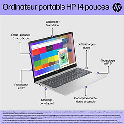 PC portable Hp 14 ep0052nf 14 Intel Core i7 16 Go RAM 512 Go SSD Argent Naturel