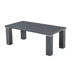 Homy france Table basse en bois - Gris