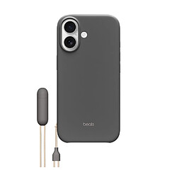 Beats by Dr. Dre Beats Coque iPhone 17 avec Support Kickstand, MagSafe et Contrôle Caméra – Gris Granit