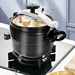 Cocktail Signature Signature Autocuiseur en Aluminium 10L Tous Feux Induction Anti-adhérent Noir