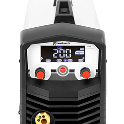 Helloshop26 Poste à souder professionnel combiné MIG MAG 200 a MMA cut 50 A TIG LIFTARC acier au carbone blanc 14_0009665