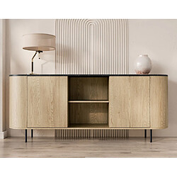 Bestmobilier Buffet bas Sansa - Bois