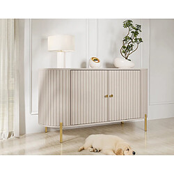 Bestmobilier Buffet bas Jaime - Beige
