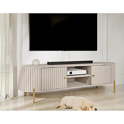 Bestmobilier meuble TV Jaime - Beige