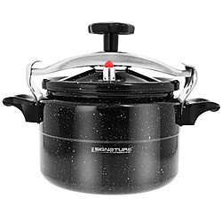 Cocktail Signature Signature Autocuiseur en Aluminium 5L Tous Feux Induction Anti-adhérent Noir
