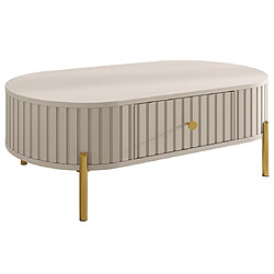 Bestmobilier table basse Jaime - Beige