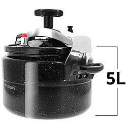 Acheter Cocktail Signature Signature Autocuiseur en Aluminium 5L Tous Feux Induction Anti-adhérent Noir