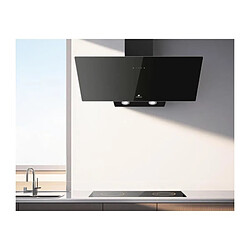 Hotte décorative inclinée - CONTINENTAL EDISON - CEHDI90B - A +++ - L90 cm - Noir pas cher