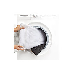 SET DE 2 FILETS A LINGE BLANCET NOIR RAYEN - 6058.01
