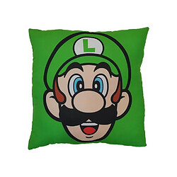 Ss Marque Coussin double face - Carré - MARIO BROS - Mario et Luigi - Microfibre - 40 x 40 cm