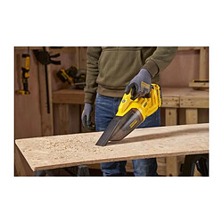 Aspirateur a main sans fil - 18V - 45 Air Watts, 1300 L/min, 500 ml - Gamme V20 - STANLEY FATMAX, SFMCVH001B-XJ