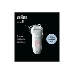 Avis Épilateur électrique sans fil - BRAUN - SILK EPIL 5-000 - Étanche - 2...