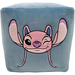 Coussin Cube - LILO & STITCH - Microfibre - Dimensions 25 x 25 x 25 cm pas cher