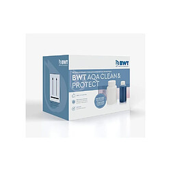 Kit nettoyage adoucisseurs - BWT - AquaClean and Protect - Pastilles nettoyantes + protecteur résines 250 ml - 1 an d'entretien