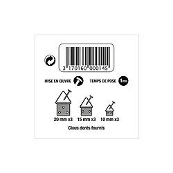 Avis TRIANGLE ACCROCHE TABLEAU ASS.X9 1201 LE CROCHET FRANCAIS - 1201