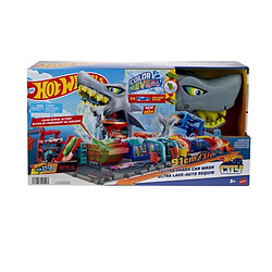 Hot wheels garage City station de lavage requin - Multicolore