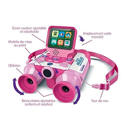 Jeu électronique Vtech Genius XL Jumelles vidéo interactives Rose