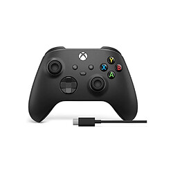 Microsoft Manette de jeu + câble USB-C - Xbox - Sans fil - Noir