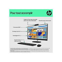 PC de bureau - HP - 27-cr0061nf - Processeur AMD Ryzen 5 - 16 Go RAM - 512 Go SSD - 27 pouces FHD