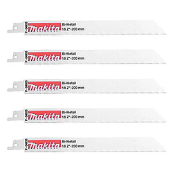 Makita Lot de lames de scie sabre métal - 5 pièces