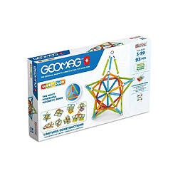 Geomag Supercolor 93 pièces - 44 tiges - 44 sphères - 5 panneaux