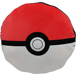 Coussin premium rond - Pokémon - Poké Ball - Microfibre - 40 cm