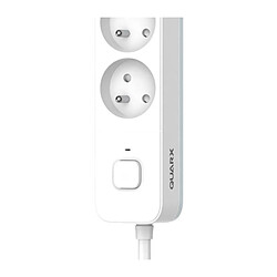 Multiprise - QUARX - 4 prises - Avec interrupteur, câble 3m