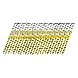 3000 Pointes en bande RH 75 x 2,8 mm 21° NORFIX NFX11067 galvanisée à chaud (zinc 50 µ) annelée