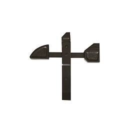 Arrêt de portail à bascule en fonte épaisseur maximal du portail 58 mm finition noir TORBEL 0885001