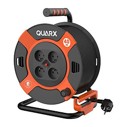 Enrouleur - QUARX - Bricolage - 40m, H07RN-F 3G2,5mm², tambour métallique