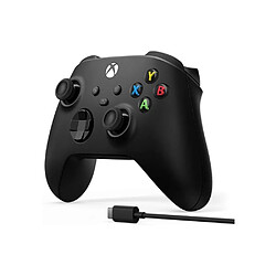 Microsoft Manette de jeu + câble USB-C - Xbox - Sans fil - Noir