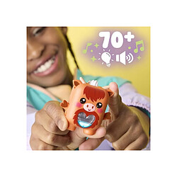 Hasbro Nano-mals Cowbert peluche interactive - Marron