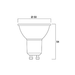 Lampe REFLED ES50 IRC 80 GU10 36° 6,2W 450lm 840 SYLVANIA 0029179