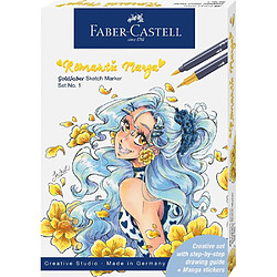 Faber-Castell Kit dessin Faber Castell Goldfaber Romantic Manga Collection No. 1