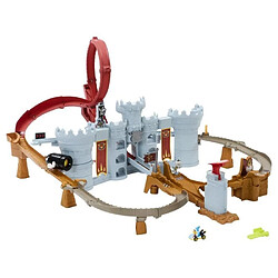 Hot wheels garage Mario Kart château de Bowser - Multicolore