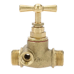 Robinet d arrêt à potence avec purge MM 1 2 GARIS R4322