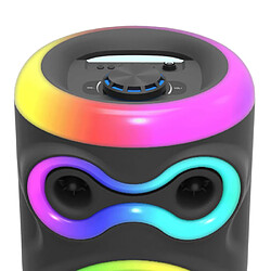 Inovalley Enceinte lumineuse Bluetooth KARAOKE 1000W FIREBOOST